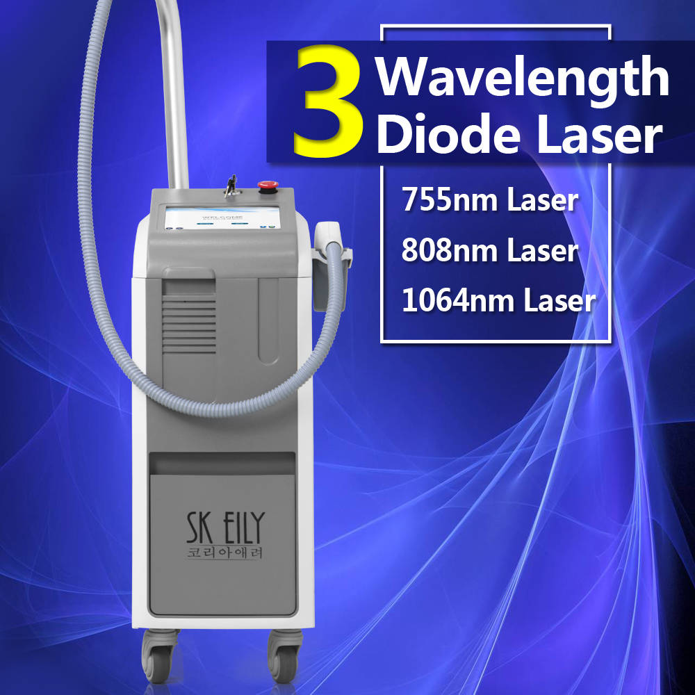 3 wavelength laser hair removal machine